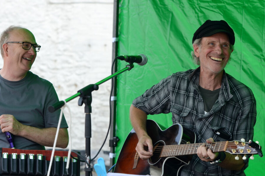 Back at Nick's performing at New Street Corner on Honiton Market Charter Day 2025